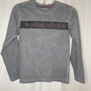 Parasuco Gray Long Sleeve with Red Accents